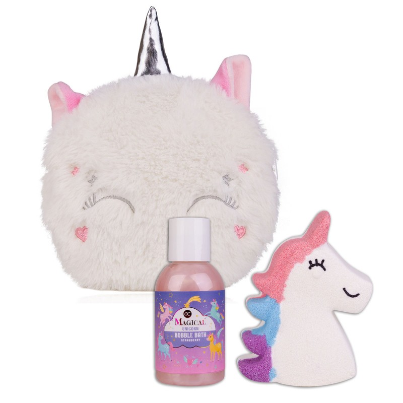 Magical Unicorn Badeset in Kosmetiktasche