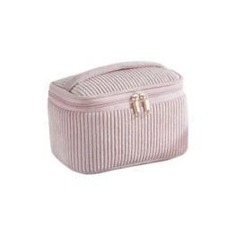 Kosmetiktasche Cord Box  gross rosa - 14x22cm