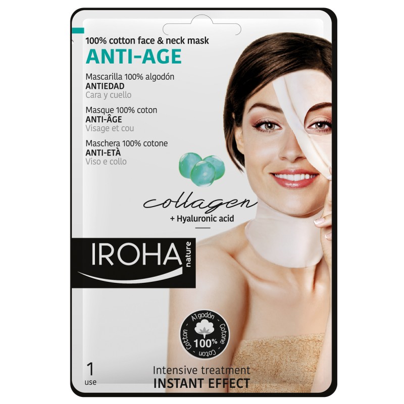 IROHA Tissu Maske Anti-Aging Collagen Hyaluron